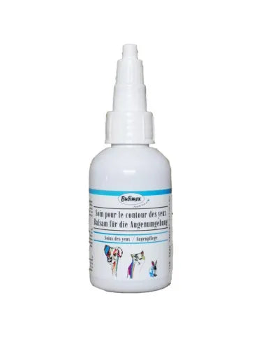Limpiador de Lágrimas Bubimex 50 ml para Perros y Gatos - Solución Suave y Natural para Eliminar Manchas y Costras Oculares (Higiene Diaria)