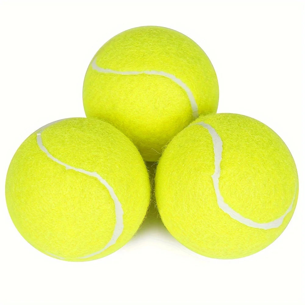 Set de 3 Pelotas de Tenis Reforzadas Prime Pets para Perros (2.5 Pulgadas) – Pelotas Interactivas con Super Rebote para Jugar al Cobro en Interiores y Exteriores