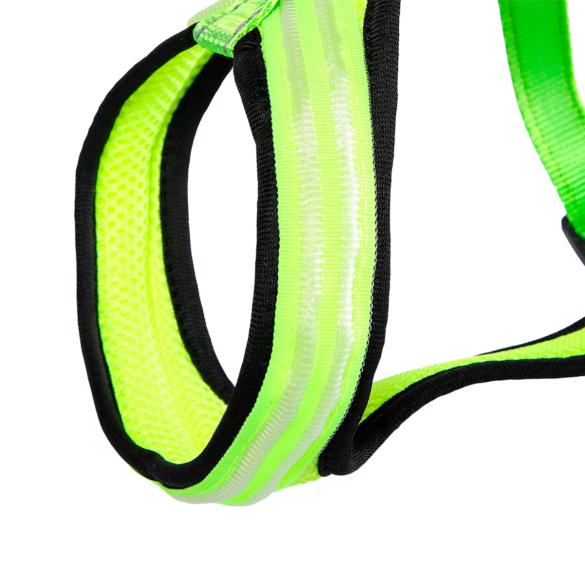 Arnés Reflectante con Luz LED para Perros Cofan - Tres Modos de Proyección e Iluminación, Alta Visibilidad Nocturna y Varias Tallas Disponibles  Opción Corta y Directa