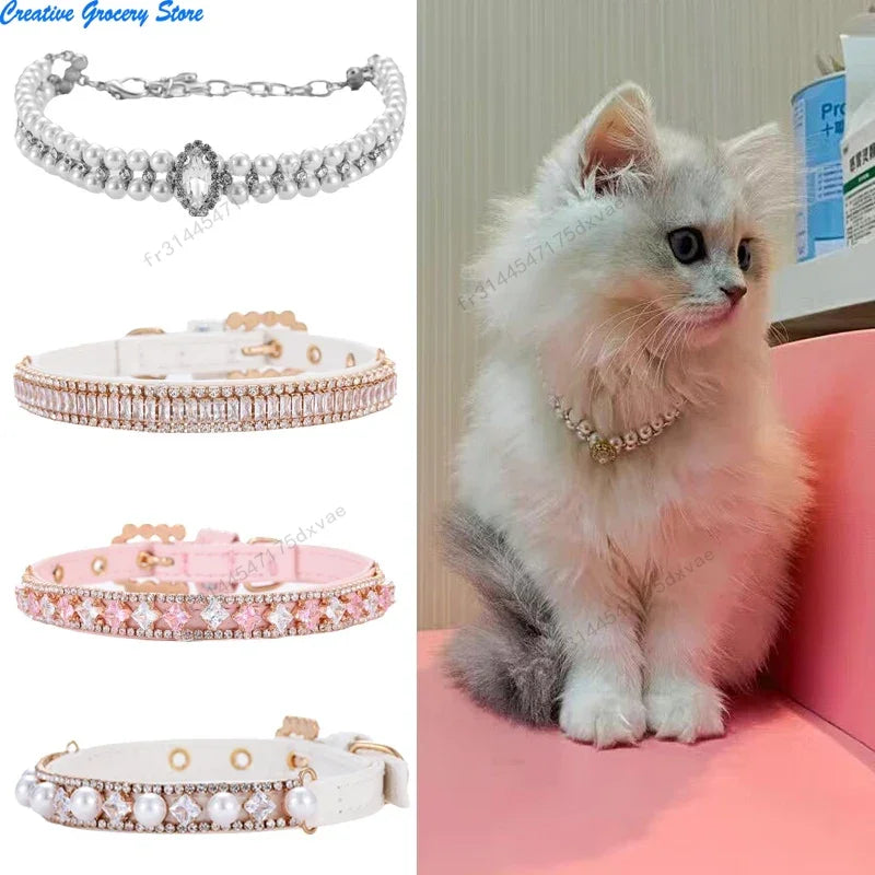 Dale un Toque Único y Encantador al Look de tu Mascota - Collar Decorativo Suave y Cómodo para Perros y Gatos