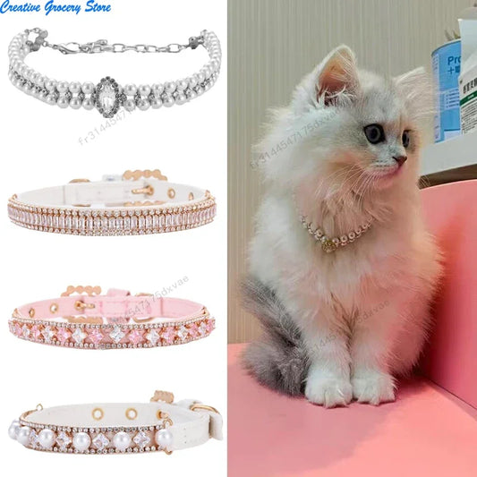 Dale un Toque Único y Encantador al Look de tu Mascota - Collar Decorativo Suave y Cómodo para Perros y Gatos