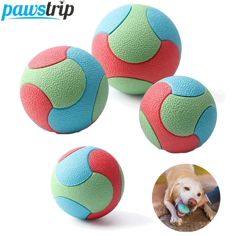 Pelota de Juguete Cuerda y Goma Elástica e Interactiva para Perros – Pelota Mordedora Alta Saltabilidad, Limpieza Dental y Entrenamiento