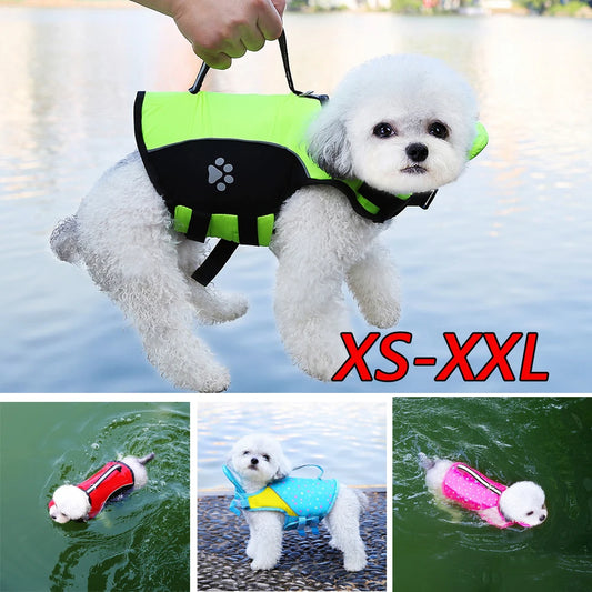 Chaleco Salvavidas para Perros con Flotador Frontal Extraíble – Ajustable y de Alta Flotabilidad para Perros Pequeños y Medianos