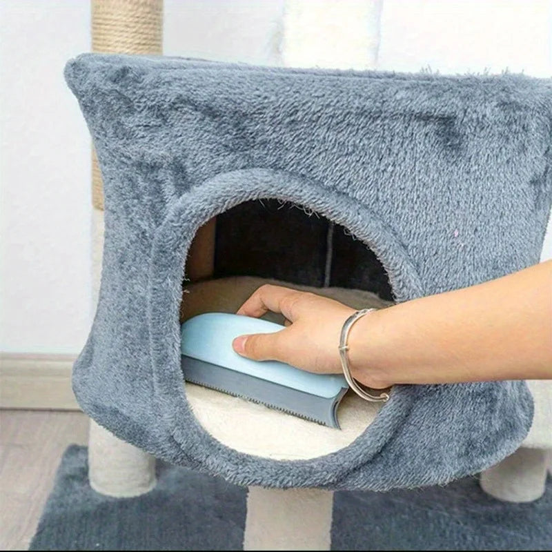 Cepillo Removedor de Pelo de Mascotas con Cerdas de Goma Antirrayaduras – Quita Pelo de Alta Eficiencia para Perros y Gatos en Sofás, Alfombras y Ropa