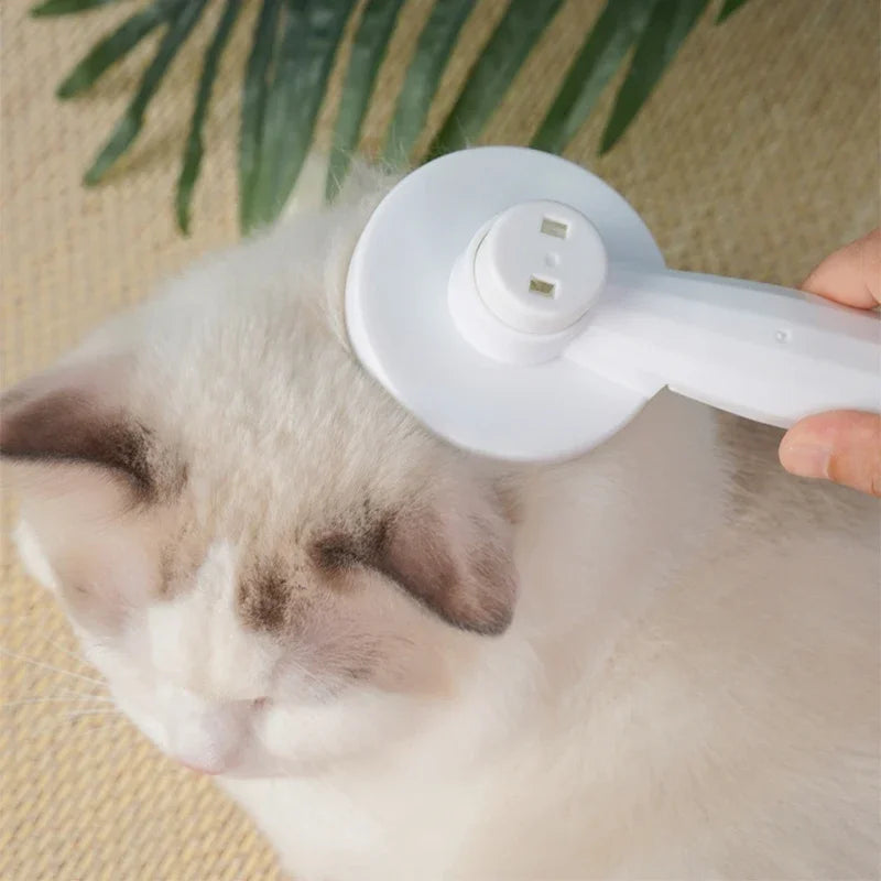 Peine de Púas metálicas para Eliminación de Pelo Muerto y Grooming de Mascotas