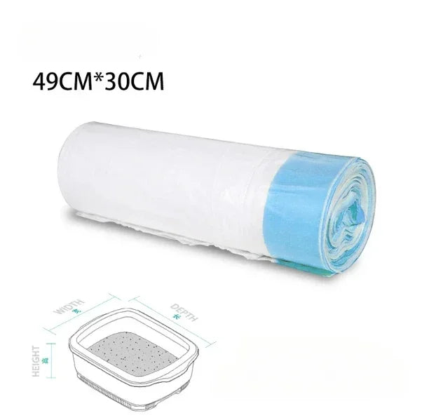 Bolsas de Basura Resistentes para Arenero Autolimpiable para Gatos - Pack Antigoteo de Gran Resistencia, Control de Olores y Ajuste Perfecto