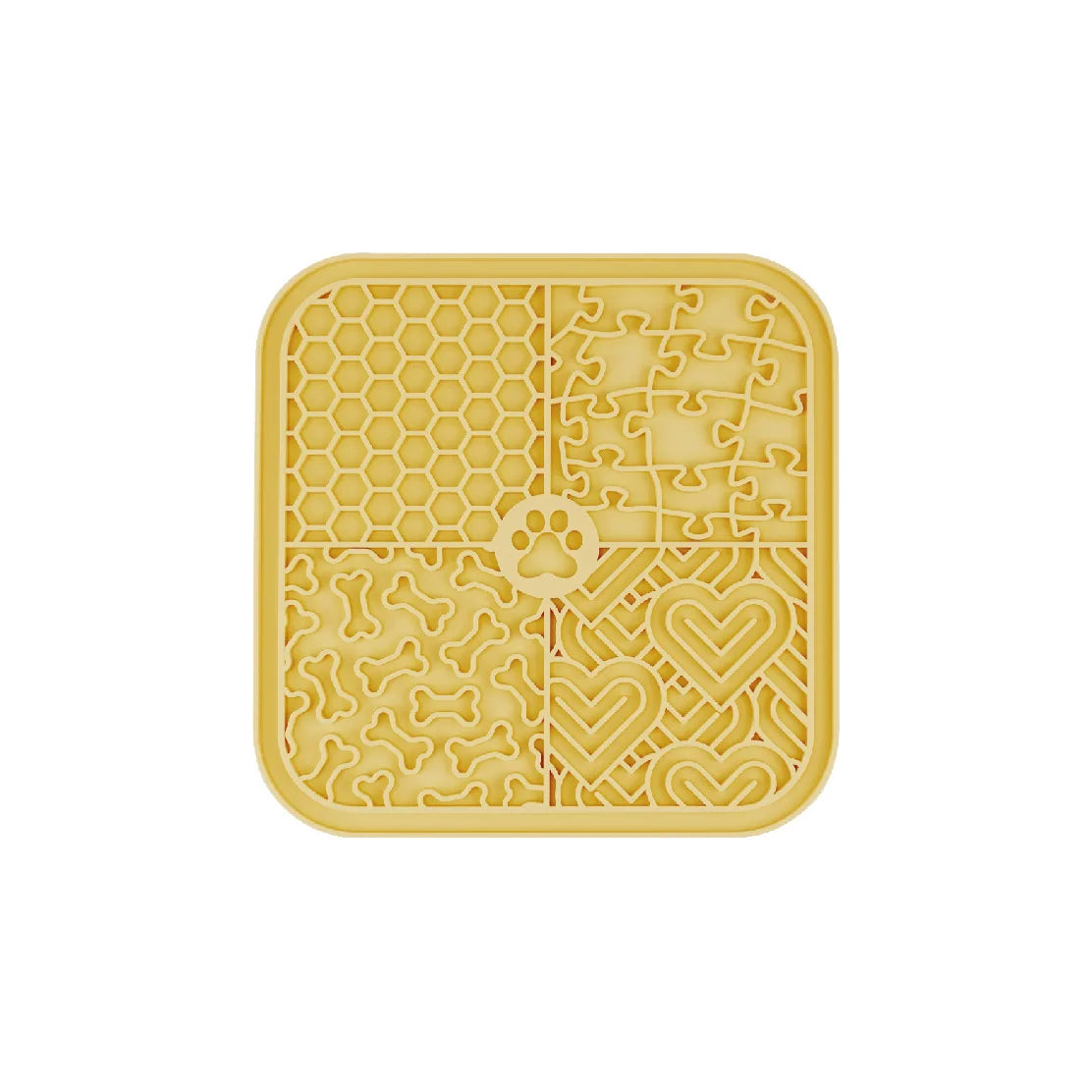 Alfombra de Silicona de Alimentación Lenta para Perros y Gatos – Lick Mat Anti ansiedad, Antideslizante y Relajante para Baño, Cuidado y Premios