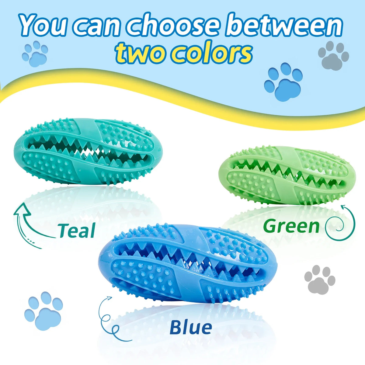 Pelota Interactiva Dispensadora de Previs y Premios de Caucho Natural – Juguete Mordedor Ultra Resistente para Limpieza Dental y Entrenamiento de Perros