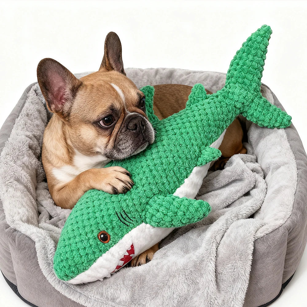 Juguete de Peluche Interactivo para Perros y Gatos – Mordedor Resistente de Doble Capa para Todas las Tallas