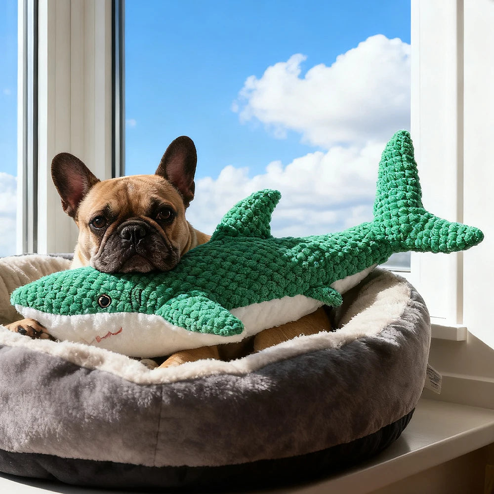 Juguete de Peluche Interactivo para Perros y Gatos – Mordedor Resistente de Doble Capa para Todas las Tallas