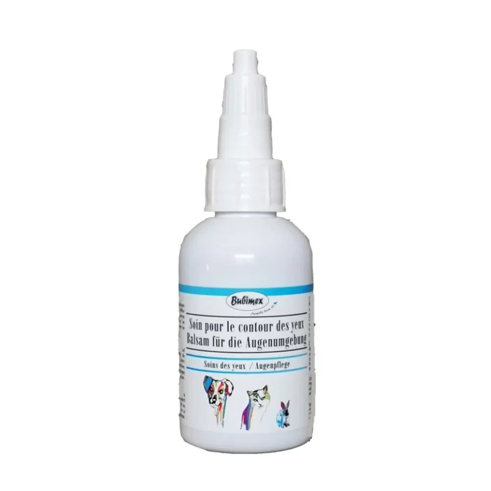 Limpiador de Lágrimas Bubimex 50 ml para Perros y Gatos - Solución Suave y Natural para Eliminar Manchas y Costras Oculares (Higiene Diaria)
