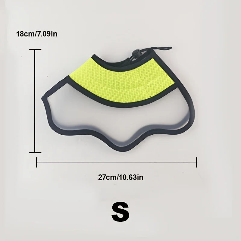 Collar Isabelino Protector para Perros y Gatos – Cono Quirúrgico Híbrido Anti-Mordeduras y Anti-Rascado, Transpirable y Ajustable