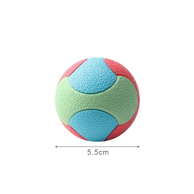 Pelota de Juguete Cuerda y Goma Elástica e Interactiva para Perros – Pelota Mordedora Alta Saltabilidad, Limpieza Dental y Entrenamiento