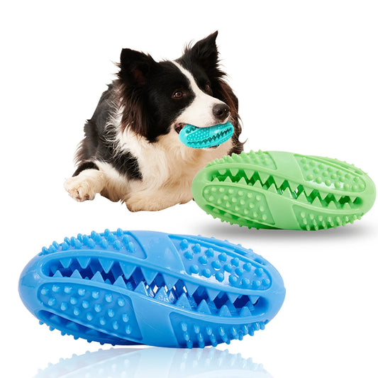 Pelota Interactiva Dispensadora de Previs y Premios de Caucho Natural – Juguete Mordedor Ultra Resistente para Limpieza Dental y Entrenamiento de Perros