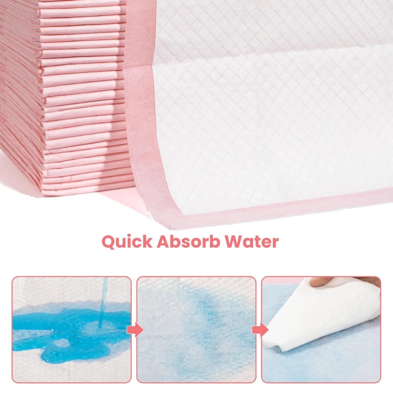 Empapadores de Entrenamiento de Triple Grosor para Perros y Gatos - Alfombrillas Absorbentes Antigoteo de Secado Rápido con Control de Olores (Uso Multiuso)