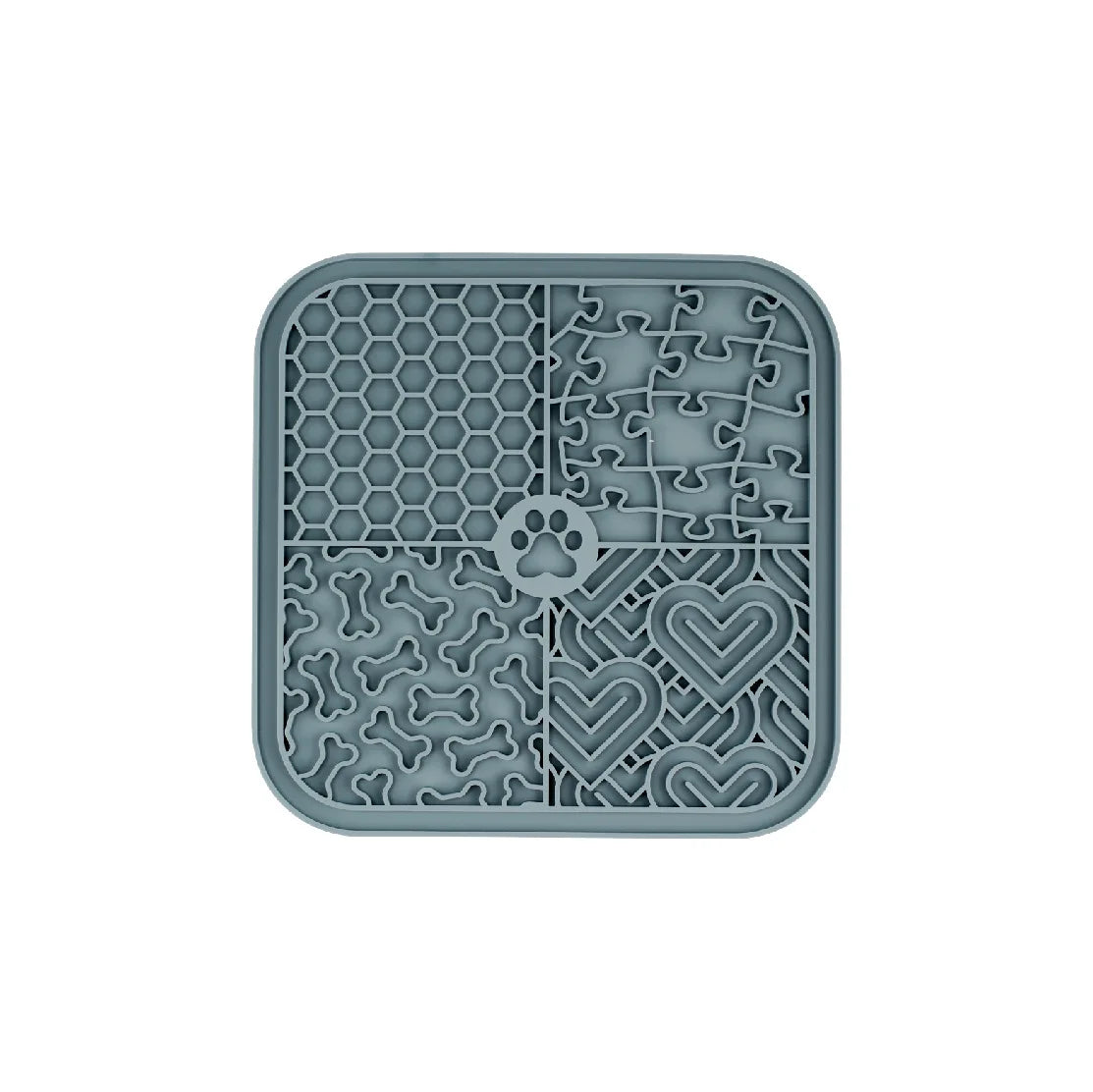 Alfombra de Silicona de Alimentación Lenta para Perros y Gatos – Lick Mat Anti ansiedad, Antideslizante y Relajante para Baño, Cuidado y Premios