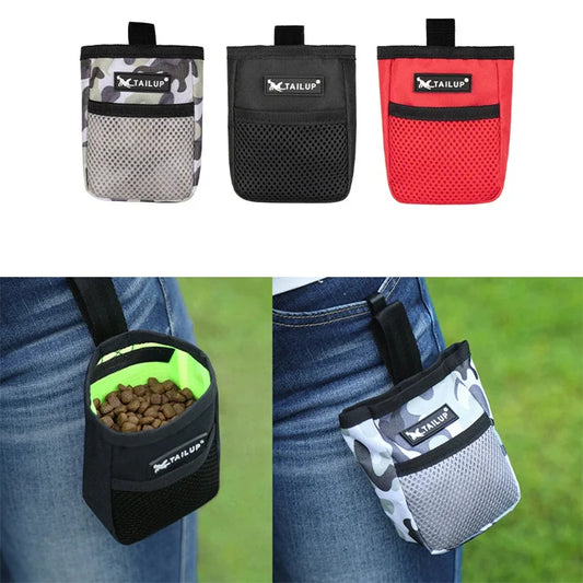 Bolsa de Entrenamiento y Premia para Perros y Cachorros – Riñonera Portagolosinas Impermeable para Agilidad, Obediencia y Paseos