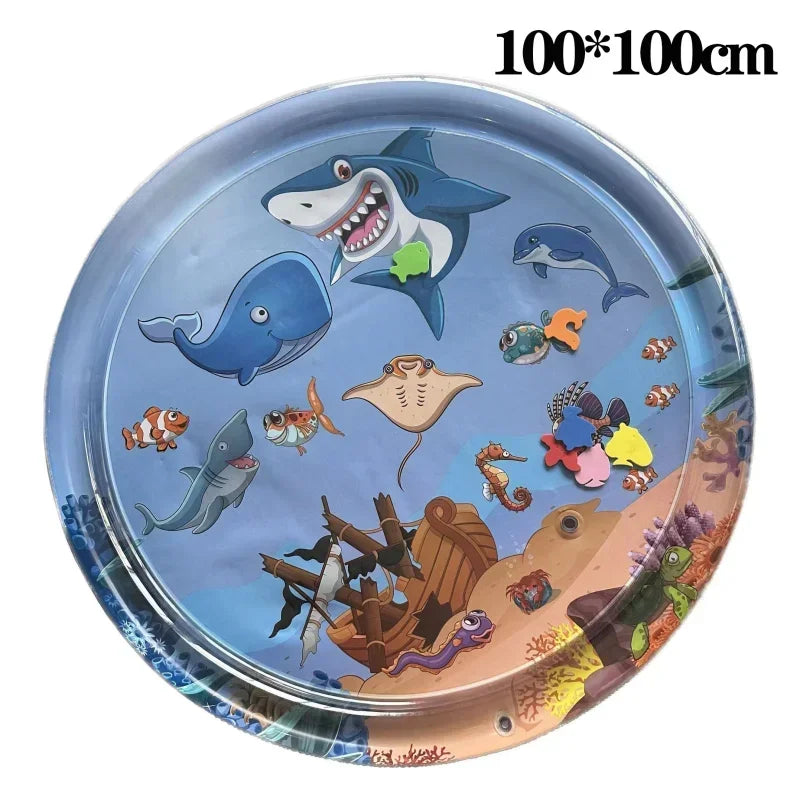 Alfombra Sensorial de Agua y Enfriamiento Reforzada para Gatos y Perros – Tapete Refrescante Interactivo para Juego Autónomo y Actividades de Verano