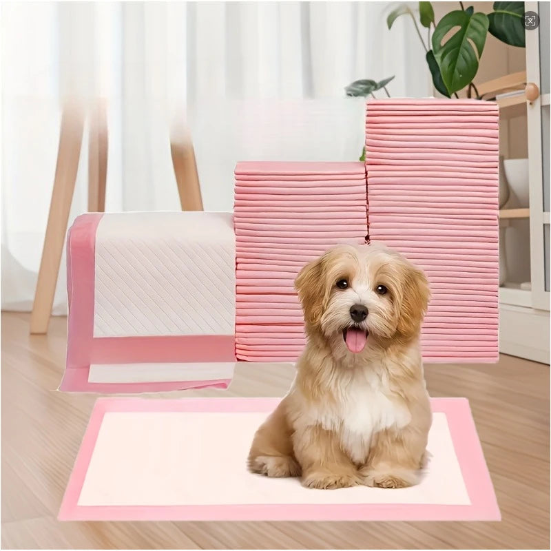 Empapadores de Entrenamiento de Triple Grosor para Perros y Gatos - Alfombrillas Absorbentes Antigoteo de Secado Rápido con Control de Olores (Uso Multiuso)