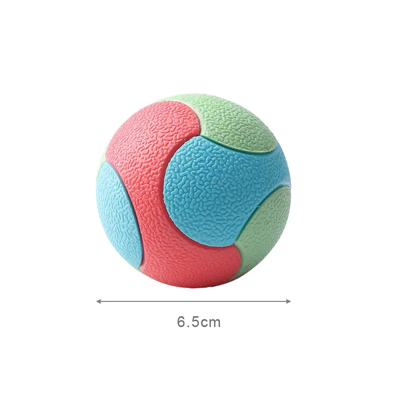 Pelota de Juguete Cuerda y Goma Elástica e Interactiva para Perros – Pelota Mordedora Alta Saltabilidad, Limpieza Dental y Entrenamiento