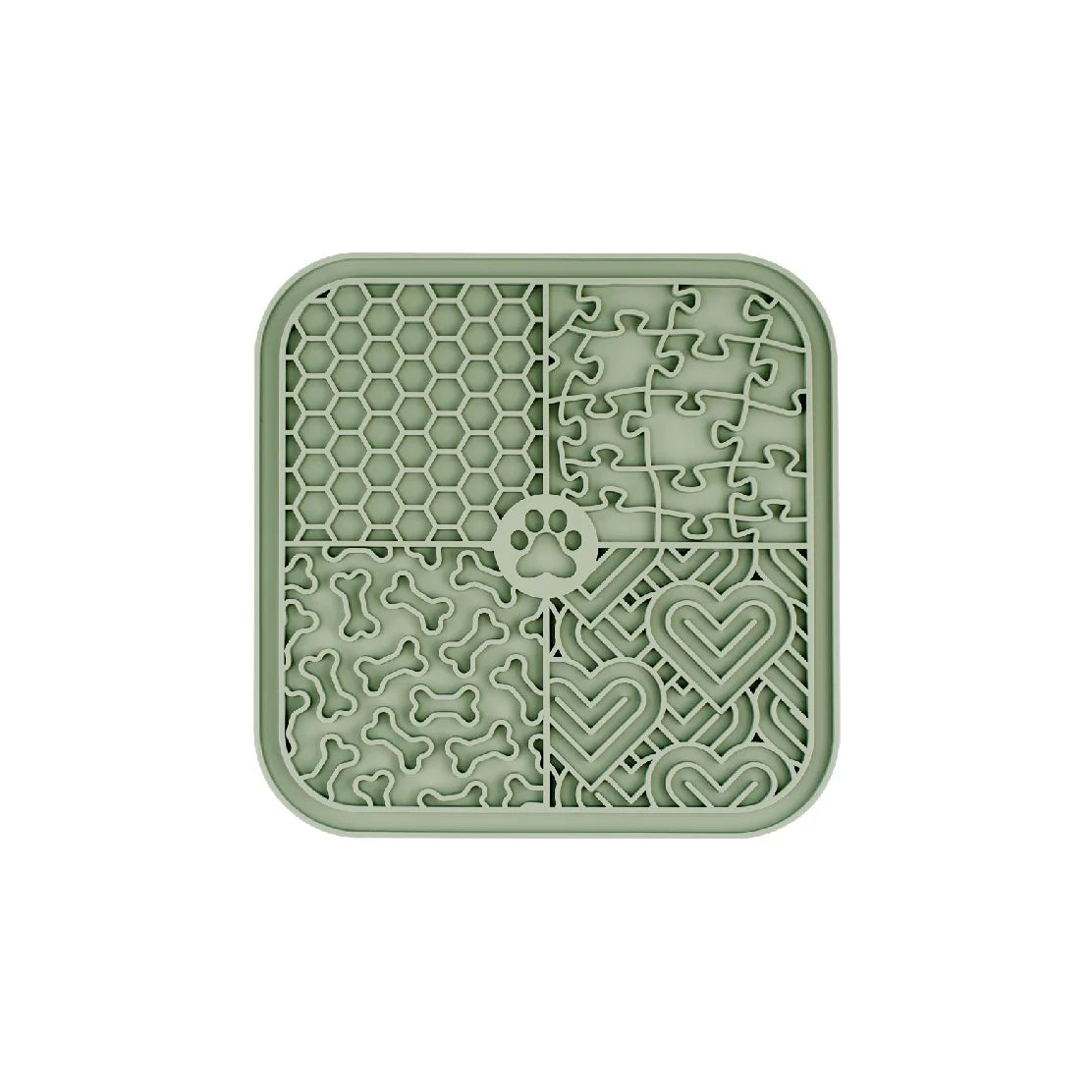 Alfombra de Silicona de Alimentación Lenta para Perros y Gatos – Lick Mat Anti ansiedad, Antideslizante y Relajante para Baño, Cuidado y Premios
