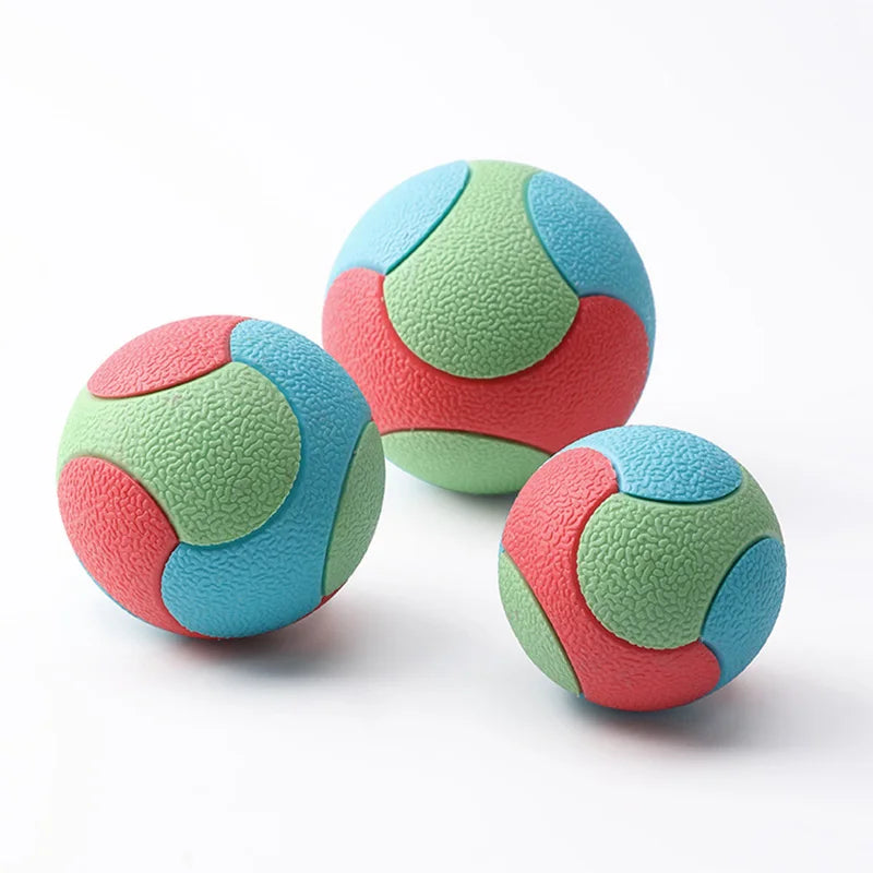 Pelota de Juguete Cuerda y Goma Elástica e Interactiva para Perros – Pelota Mordedora Alta Saltabilidad, Limpieza Dental y Entrenamiento