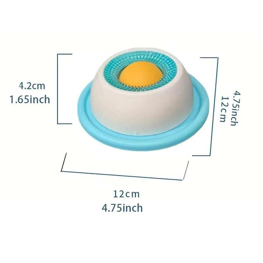 Comedero Lento y Lamedor Interactivo para Perros y Gatos – Juguete Anti ansiedad y Accesorio de Enriquecimiento para Jaulas y Parques