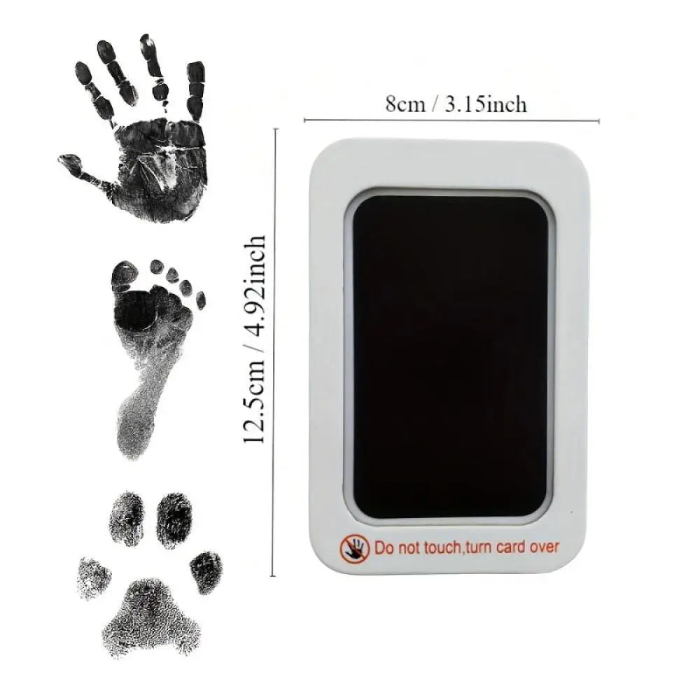 Kit de Huella de Pata de Mascota para Perros y Gatos – Almohadilla de Tinta Sin Contacto y No Tóxica para Recuerdos, Marcos y Conmemoraciones