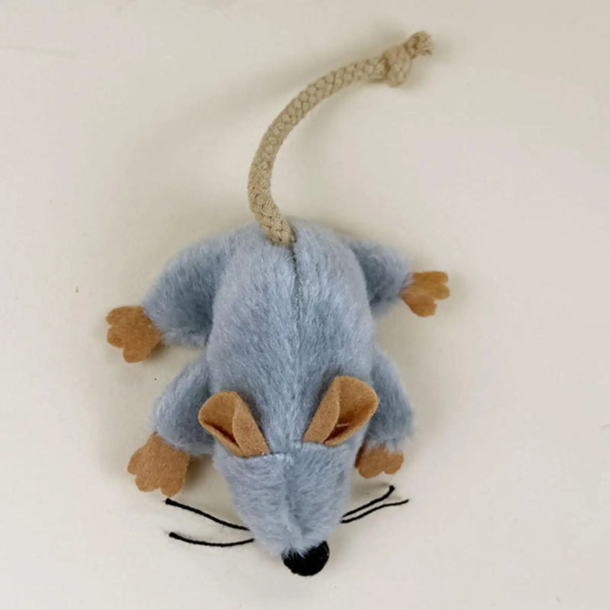 Juguete Interactivo Ratón de Peluche para Gatos – Movimiento Realista de Cola y Sonido para Estimulación de Caza e Interiores