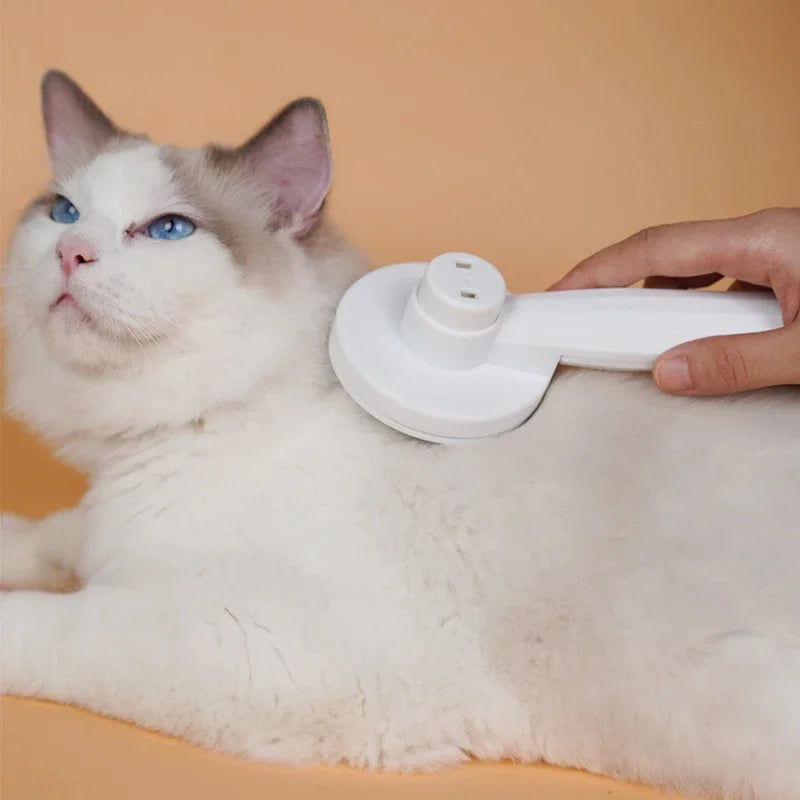 Peine de Púas metálicas para Eliminación de Pelo Muerto y Grooming de Mascotas