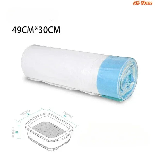 Bolsas de Basura Resistentes para Arenero Autolimpiable para Gatos - Pack Antigoteo de Gran Resistencia, Control de Olores y Ajuste Perfecto