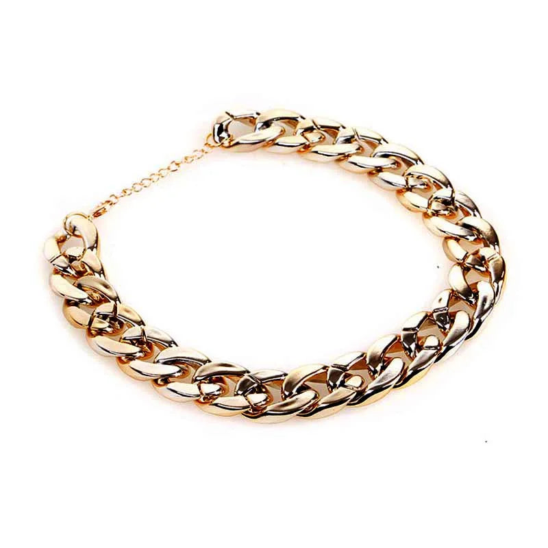 Collar de Cadena para Perros Pequeños y Medianos – Collar Metalizado Dorado y Plateado